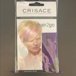 Crisace hair2go Purple Clip-In Hair Extension